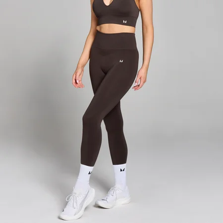 MP Women's Tempo Seamless Scrunch Leggings − ženske helanke − čokolada