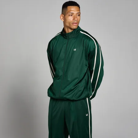MP Men's Tricot Track Jacket - muški gornji deo trenerke - tamnosmaragdni