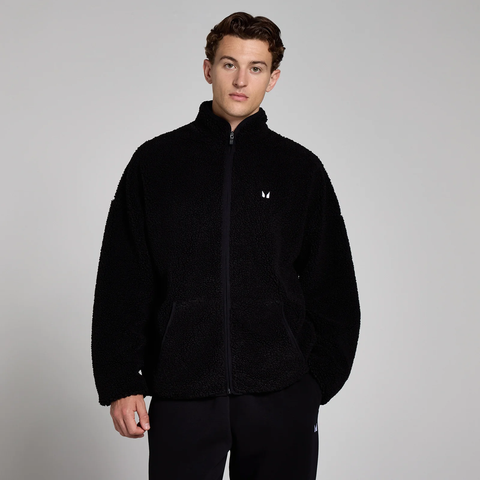 MP Men's Borg Full Zip - muška dukserica - crna - XL Slika 1