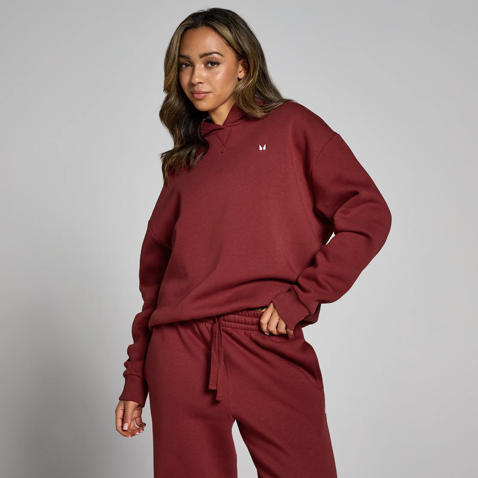 MP Women's Basics Oversized Hoodie − ženska dukserica − trešnja - M Slika 1