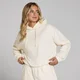 MP Women's Fleece Hoodie - ženska dukserica - svetlokrem