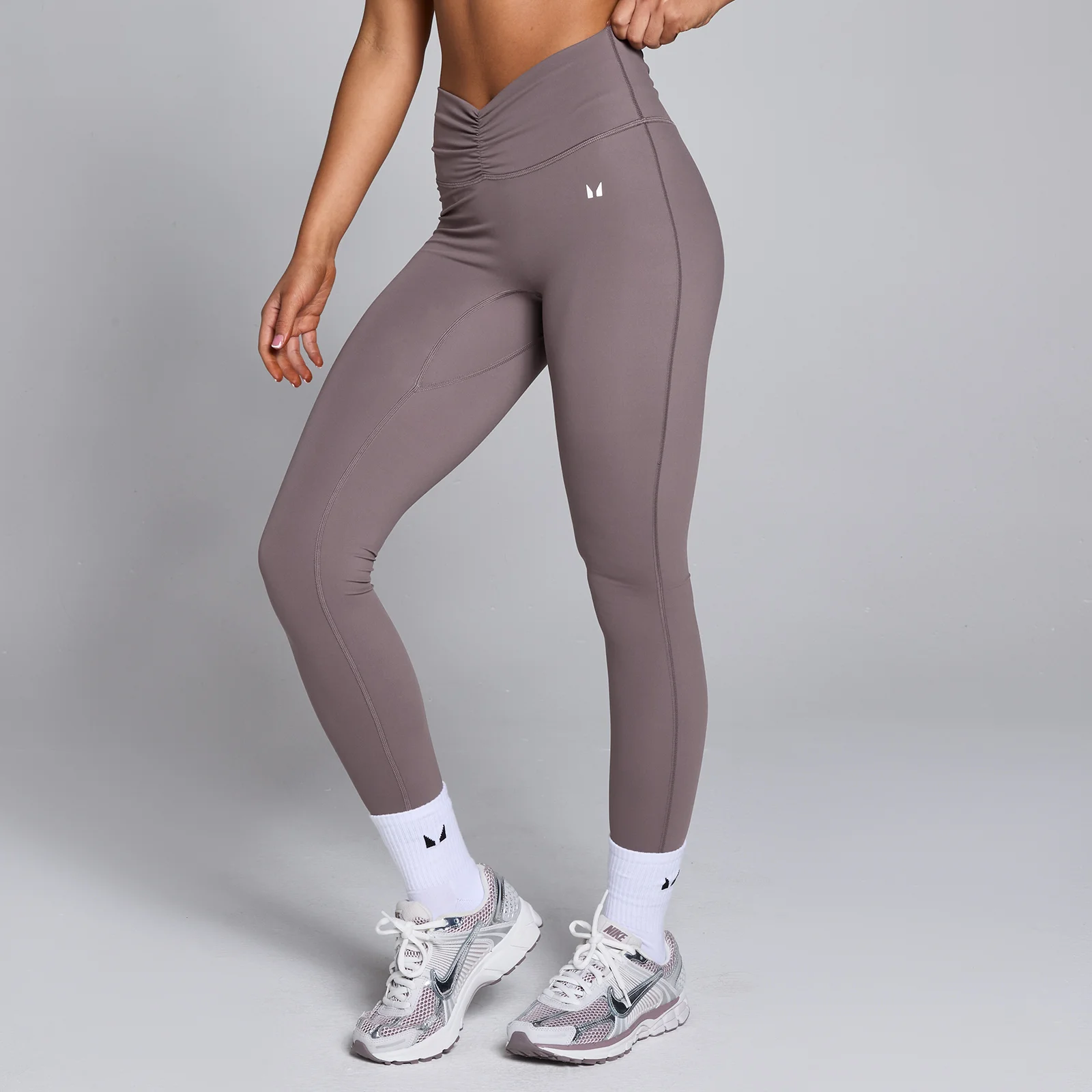 MP Women's Tempo Ruched Front Leggings − ženske helanke − moka - XL Slika 1