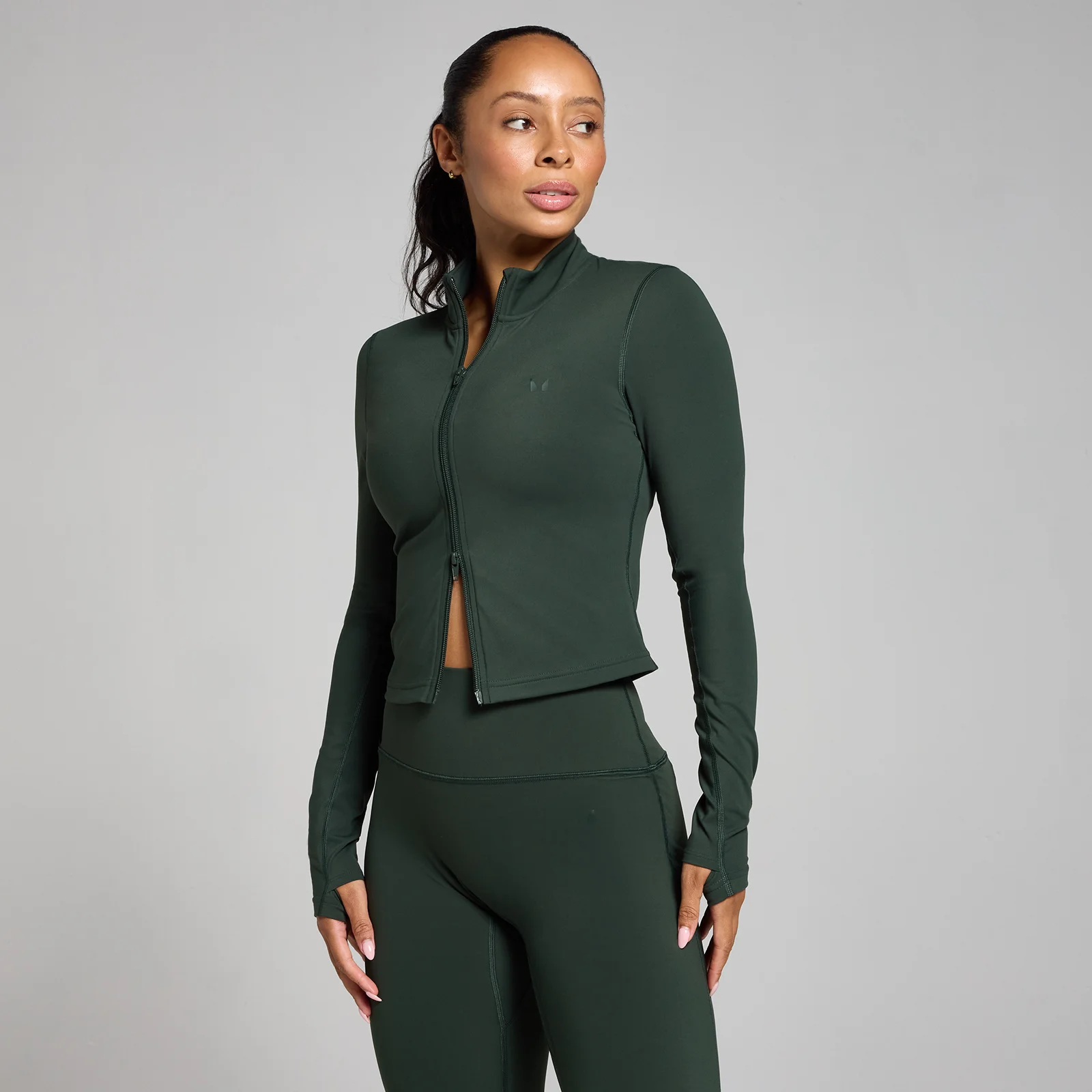 MP Women's Tempo Cropped Jacket − ženska jakna − tamnosmaragdna - XL Slika 1