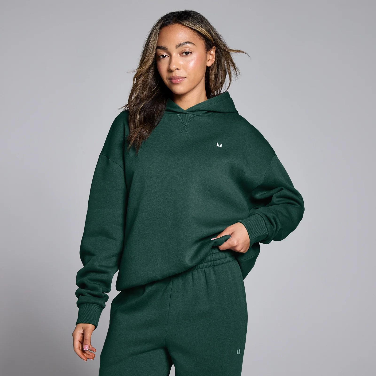 MP Women's Basics Oversized Hoodie − ženska dukserica − tamnosmaragdna - XS Slika 1