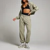 MP Women's Oversized Cuffed Joggers - ženski donji deo trenerke - tamna maslinastozelena