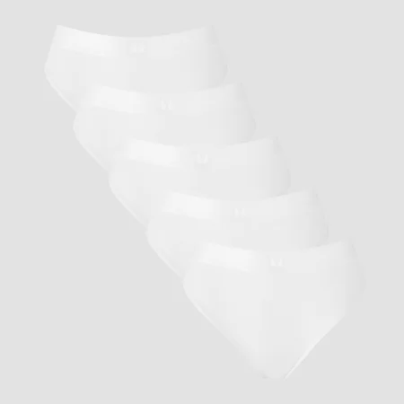 MP Women's Mid Rise Thong (5 Pack) - tange (pakovanje od 5 komada) - bele
