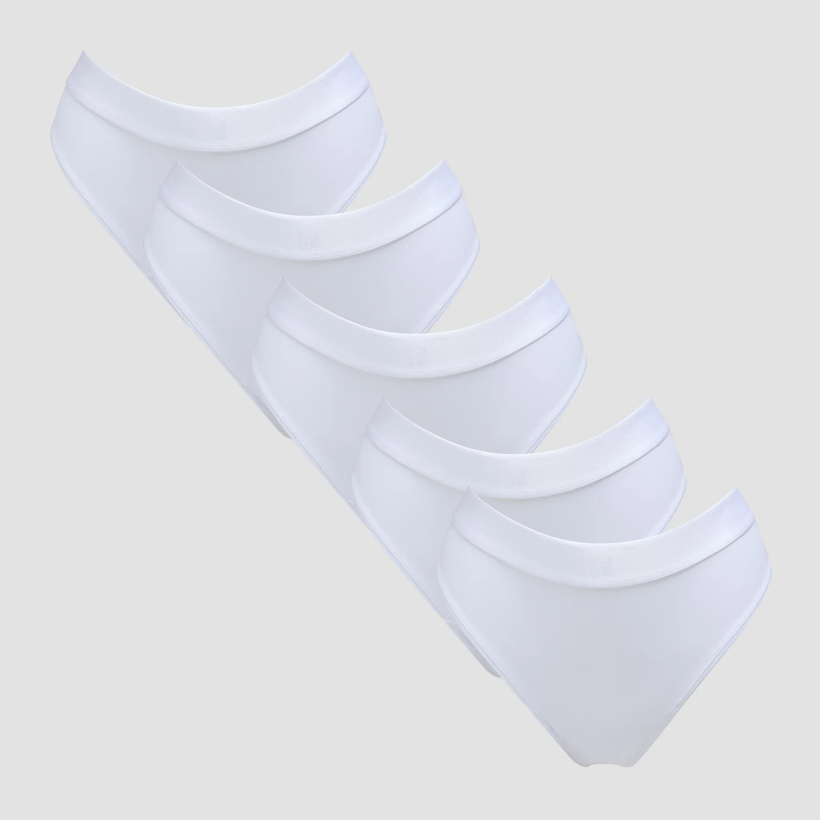 MP Women's Mid Rise Bikini Brief (5 Pack) - ženske gaćice (pakovanje od 5 komada) - bele - XS Slika 1