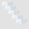 MP Women's Mid Rise Bikini Brief (5 Pack) - ženske gaćice (pakovanje od 5 komada) - bele