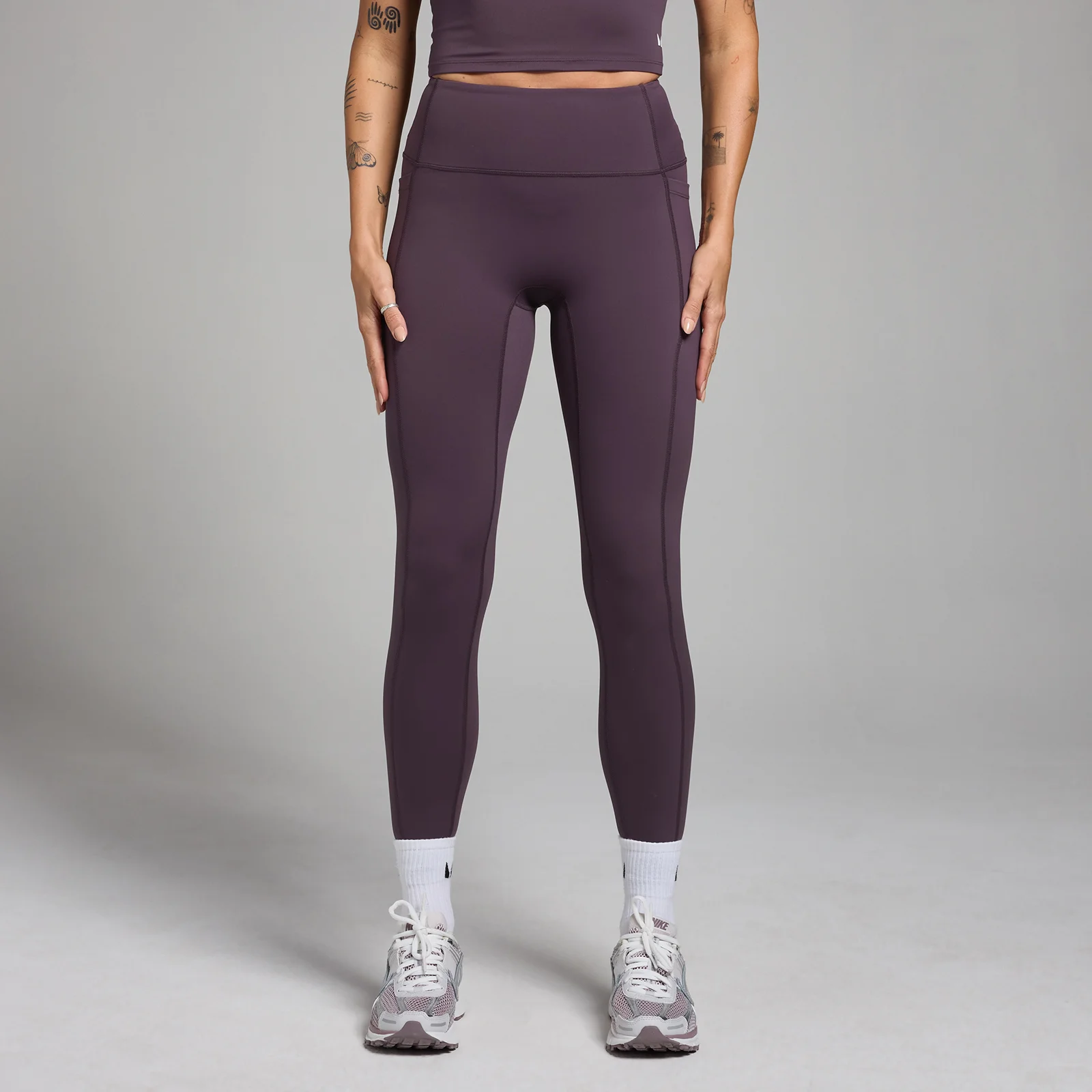 MP Women's Active Pocket Leggings - ženske helanke - tamnoljubičaste - XS Slika 1