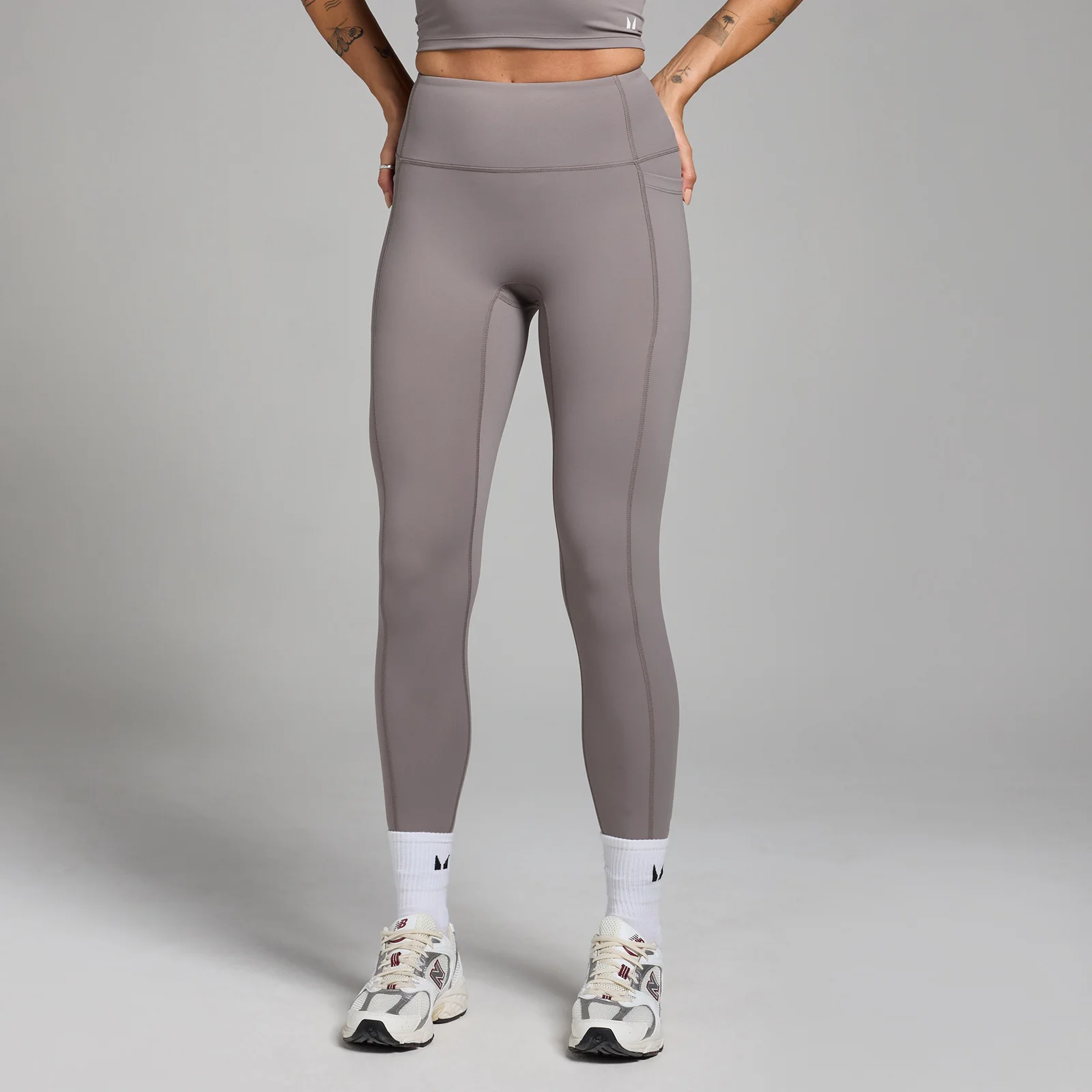 MP Women's Active Pocket Leggings - ženske helanke - svetlosive - XL Slika 1