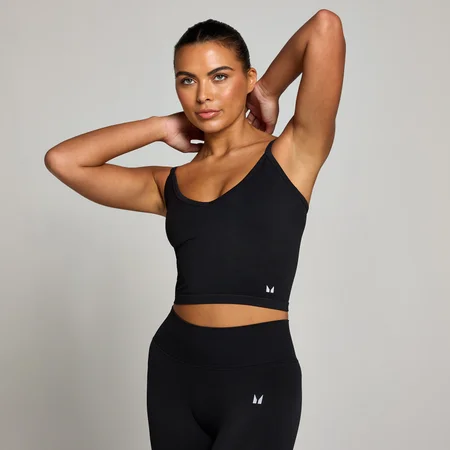 MP Women's Seamless Tank Top - ženska majica - crna
