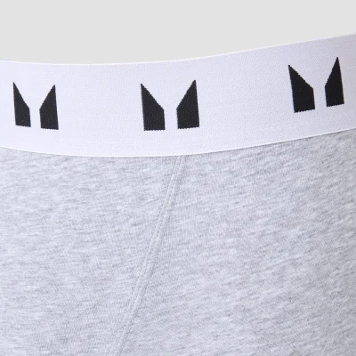 MP Men's Boxers (3 pack) - muške bokserice (pakovanje od 3 komada) - crne/bele/sive - XS Slika 6