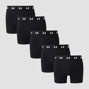 MP Men's Boxers (5 pack) - muške bokserice (pakovanje od 5 komada) - crne - Size XXS