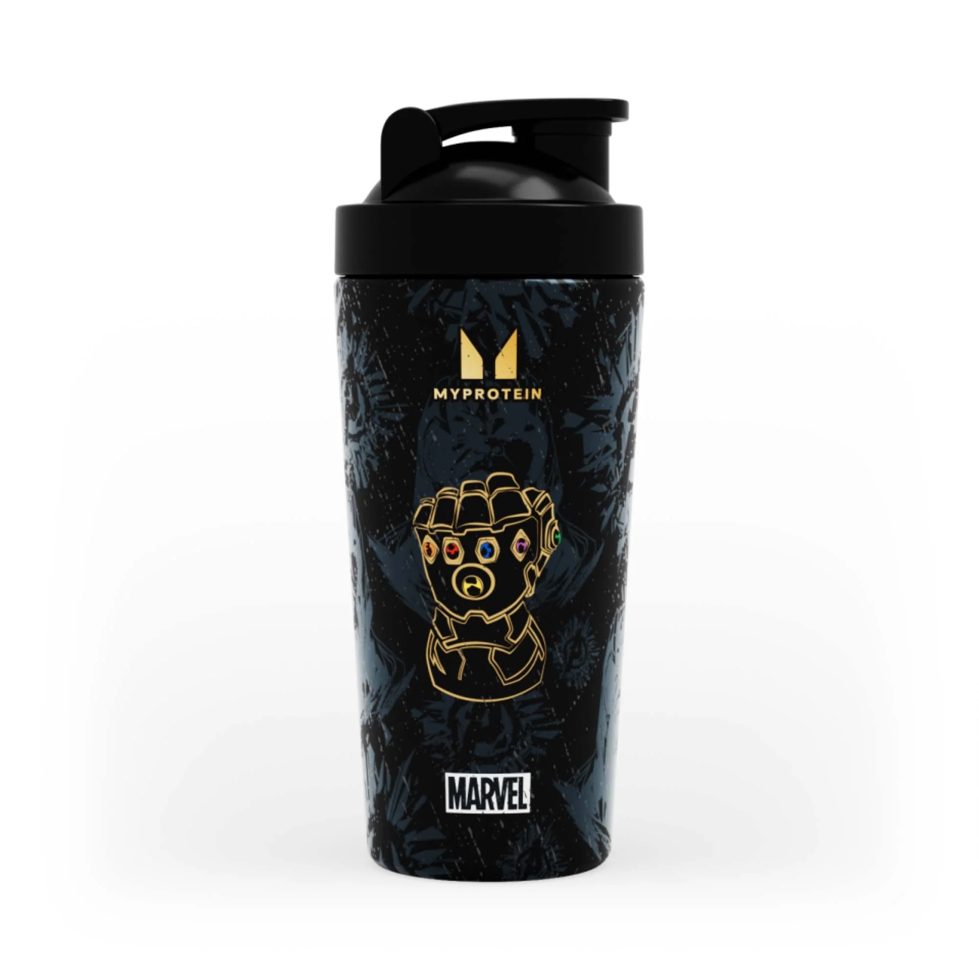 Myprotein Thanos Recycled Metal shaker − metalni šejker − crni Slika 1