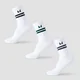 MP Stripe Retro Crew Sock (3 pack) - čarape (pakovanje od 3 para) - crne/tamnosmaragdne/tamnosafirne
