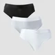 MP Women's Mid Rise Bikini Brief (5 Pack) - ženske gaćice (pakovanje od 5 komada) - bele / crne / sivi melanž