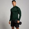 MP Men's Tempo Pillar Graphic Seamless 1/4 Zip - muška majica sa dugim rukavima - tamnosmaragdna