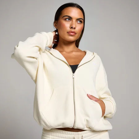 MP Women's Basics Zip Through Hoodie − ženska dukserica − svetlokrem