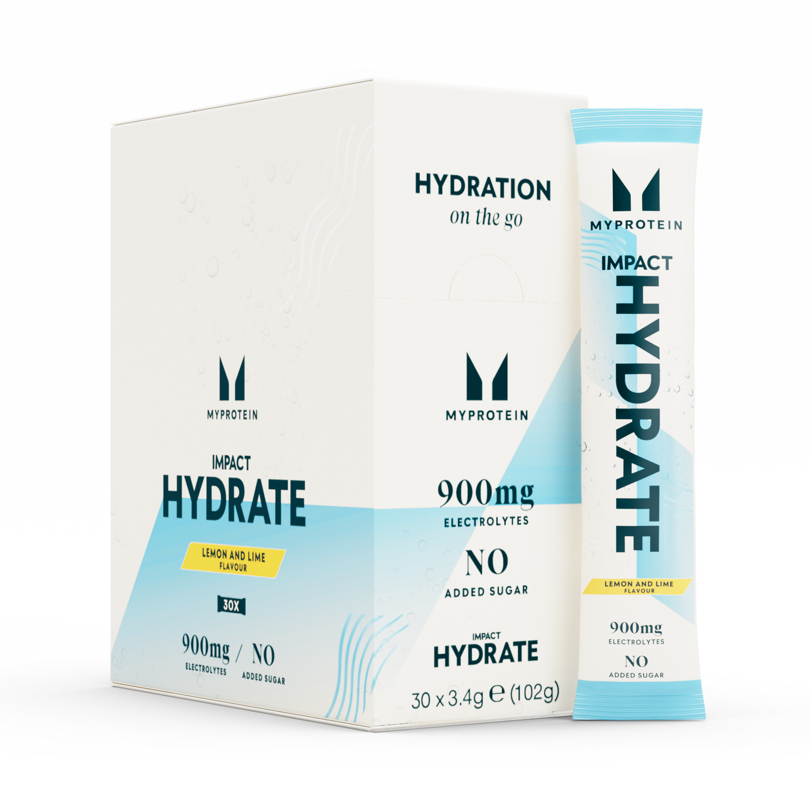 Impact Hydrate | kesice - 3.4g x 30servings - Limun i Limeta Slika 1