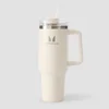Myprotein metalna boca sa bočnom ručkom i slamkom 1200ml - Natural Cream