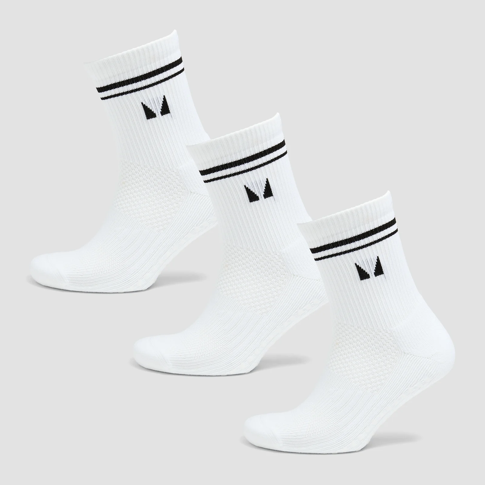 MP Pilates Socks - čarape za pilates (pakovanje od 3 para) - bele - UK 2-5 Slika 1
