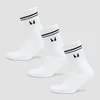 MP Pilates Socks - čarape za pilates (pakovanje od 3 para) - bele