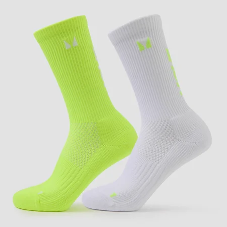 MP Move Club Running Socks (2 pack) - čarape za trčanje (2 para) - žute