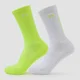 MP Move Club Running Socks (2 pack) - čarape za trčanje (2 para) - žute