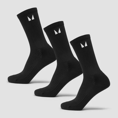 MP Running Socks (3 Pack) - čarape (pakovanje od 3 para) - crne