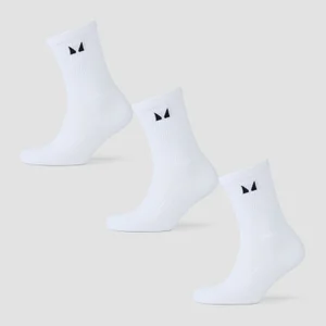 MP Running Socks (3 Pack) - čarape (pakovanje od 3 para) - bele - Size UK 2-5