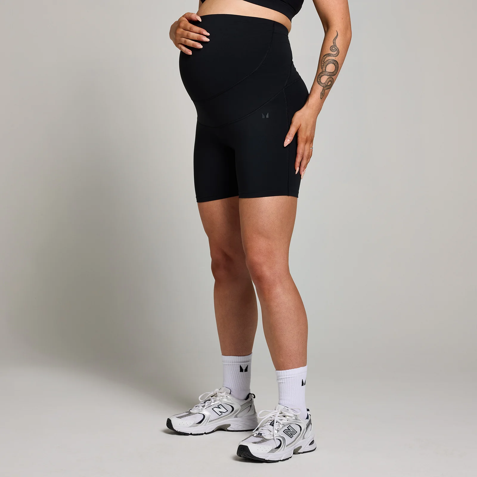 MP Women's Maternity Over the Bump Cycling Shorts - ženski biciklistički šorts - crni - XS Slika 1