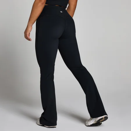 MP Women's Tempo Petite Flared Leggings - ženske helanke - crne