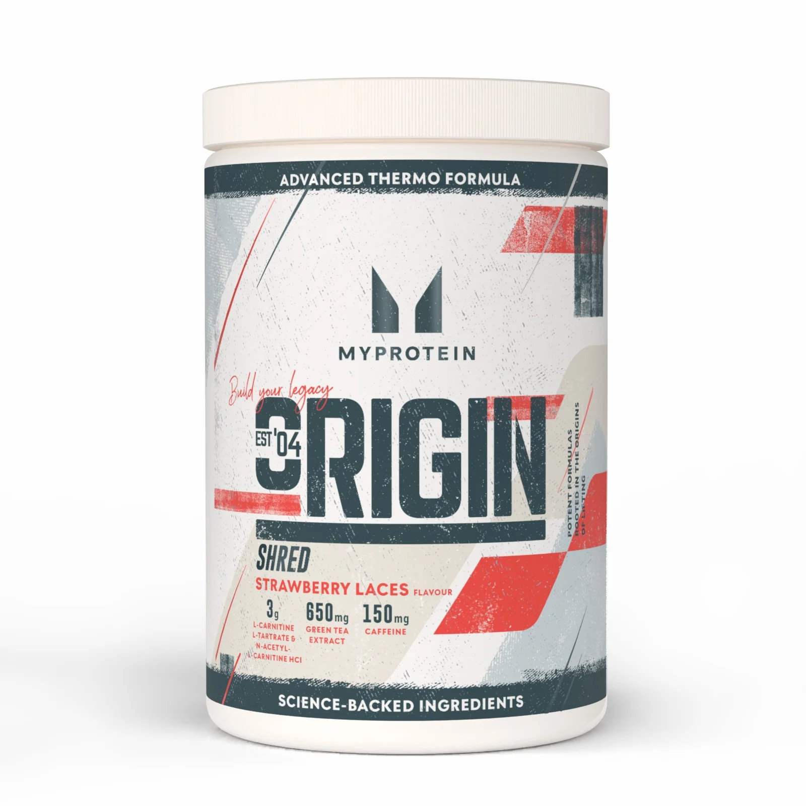 Origin Shred предтренинг - 60SERVINGS, 660g - Strawberry Laces Slika 1