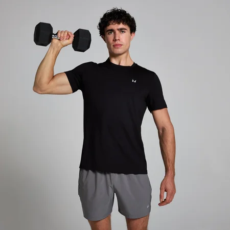 MP Men's Active Gridded T-Shirt - muška majica - crna
