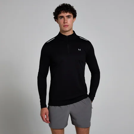MP Men's Active Gridded 1/4 Zip - muška bluza - crna