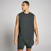 Муška MP Oversized Cotton Modal мајица без рукава - Опрана црна
