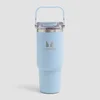 Myprotein Reciklirana Metalna Boca sa Ručkom i Slamkom 900ml - Baby Plava