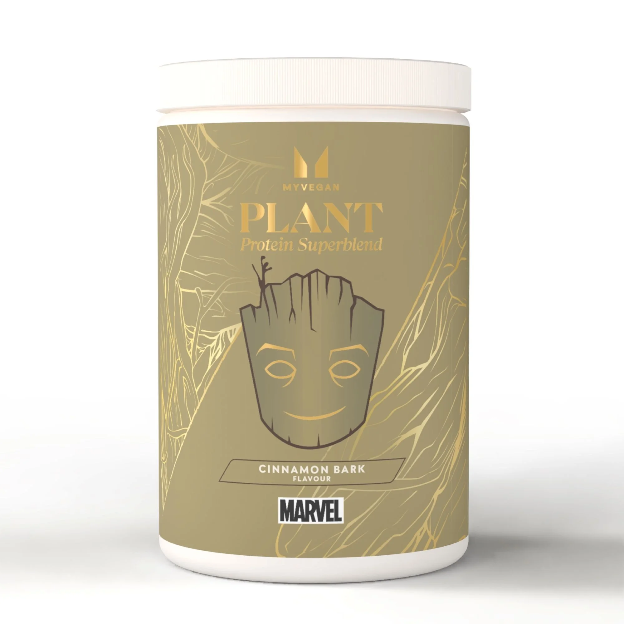 Plant Protein Superblend – MARVEL – Groot – Cimeta - 20servings - MARVEL - Cinnamon Bark Slika 1