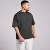 MP Muška Oversized pamučna majica - Oprana crna