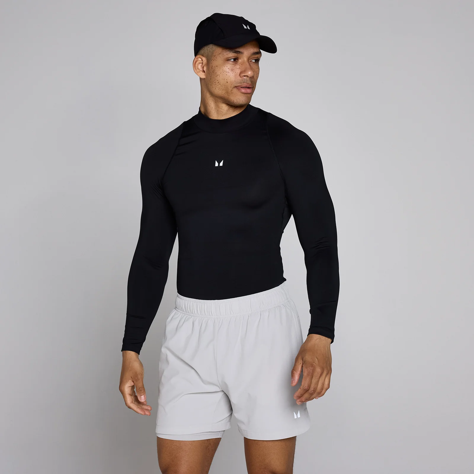 MP Muški Training High Neck Long Sleeve Baselayer - Crna - M Slika 1