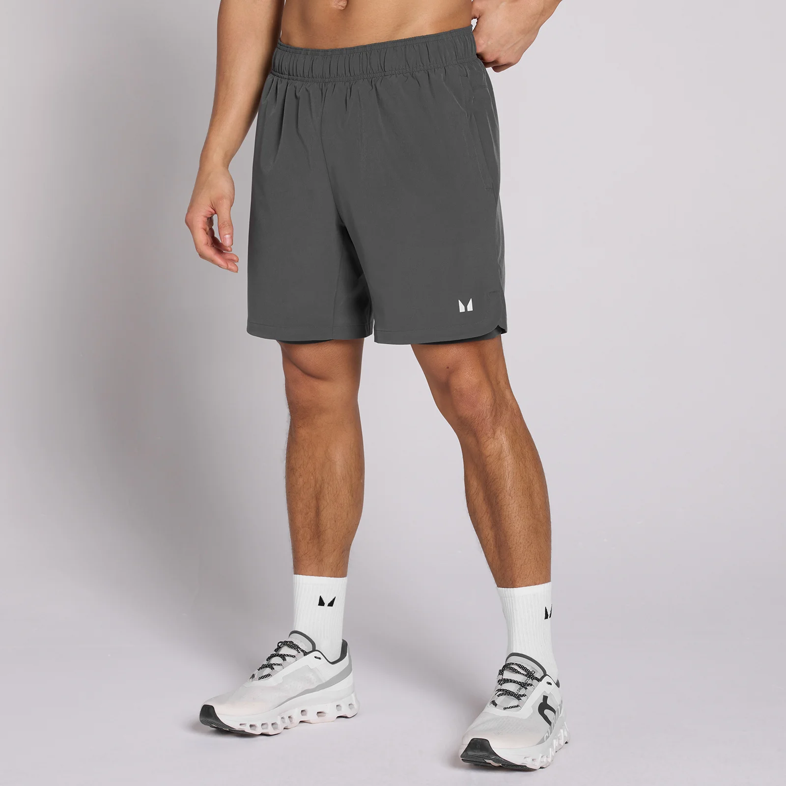 MP Men's 7" 2-in-1 Training Shorts - Dark Grey - L Slika 1