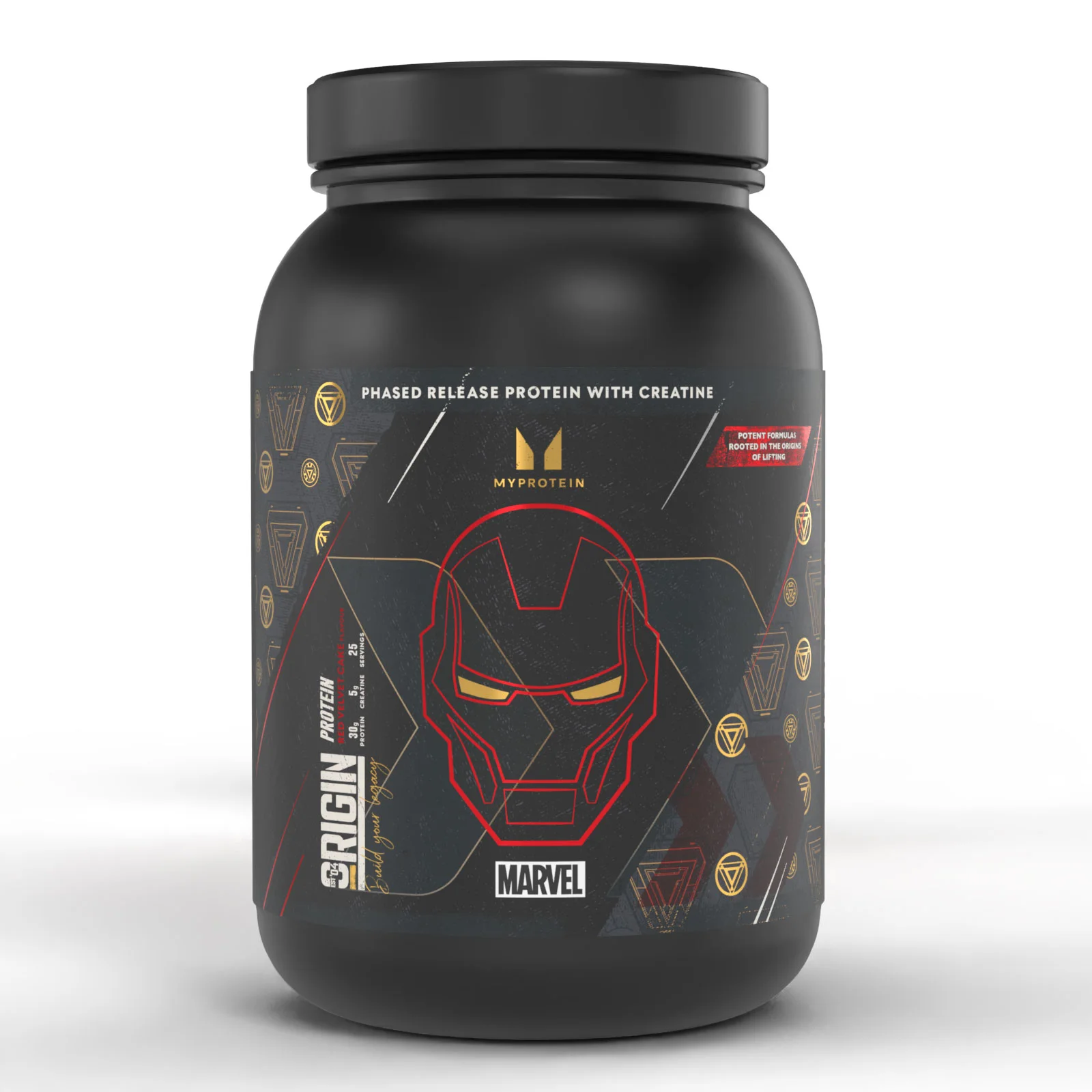 Origin Protein – Iron Man – torta Red velvet | MARVEL - 25servings - MARVEL Iron Man - Red Velvet Cake Slika 1