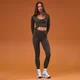 MP Ženski Tempo Wrap Top - Kakao