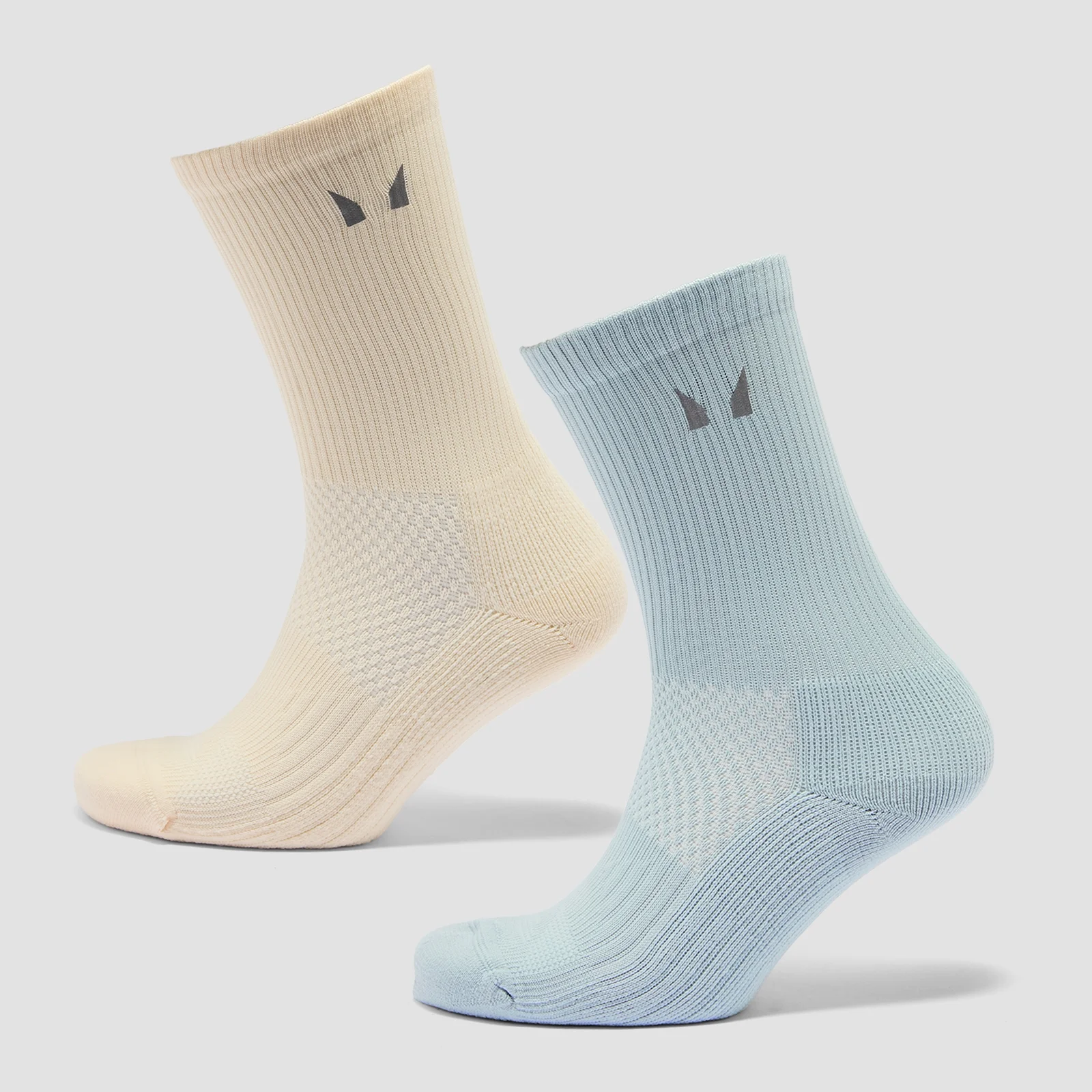 MP Reflective Running Socks (2 Pack) - Butter/Baby Blue - UK 12-14 Slika 1