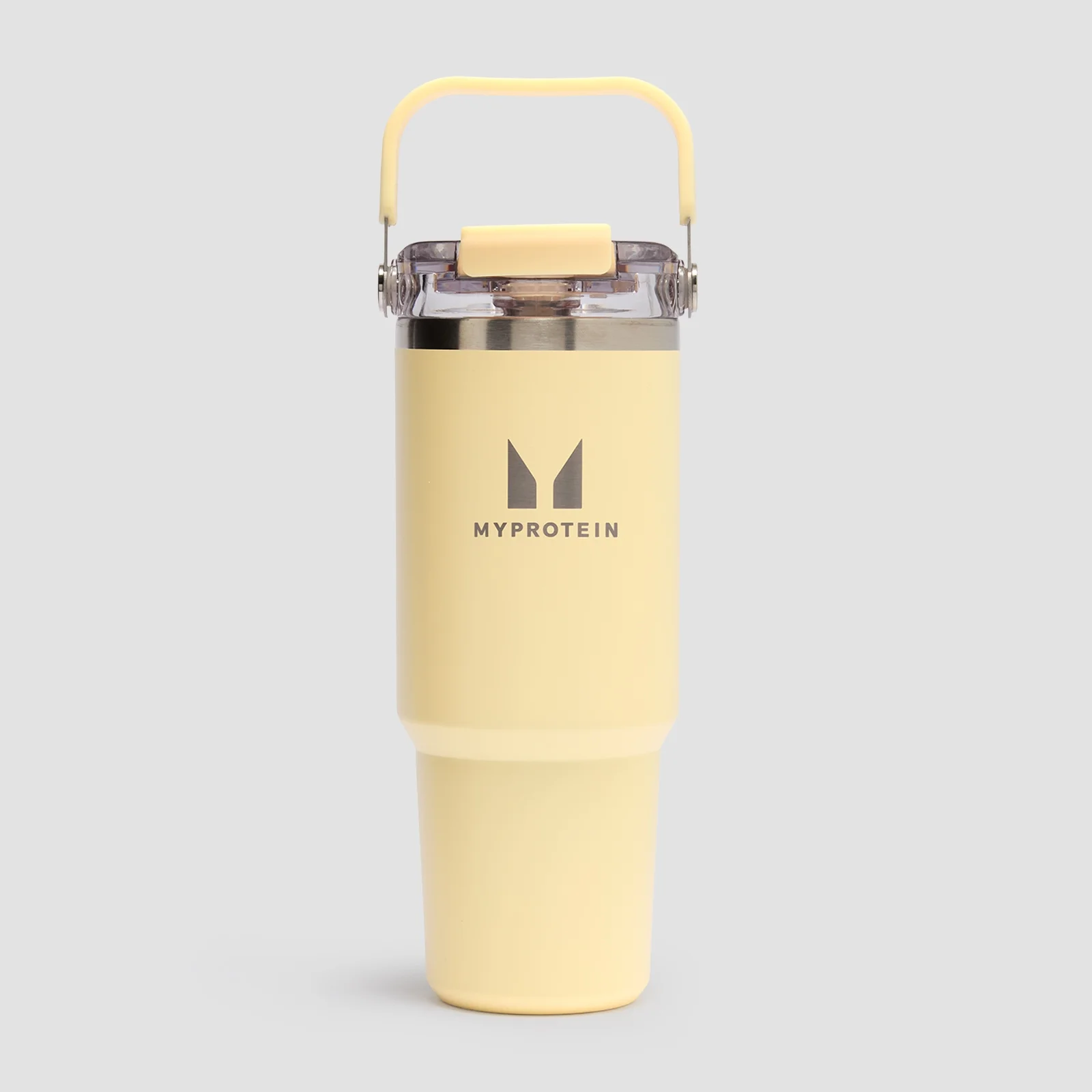 Myprotein reciklirana metalna boca sa slamkom 900ml - Puterasta Slika 1