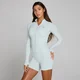 MP Women's Tempo Ultra Seamless jakna sa punim patentom - Plava aura