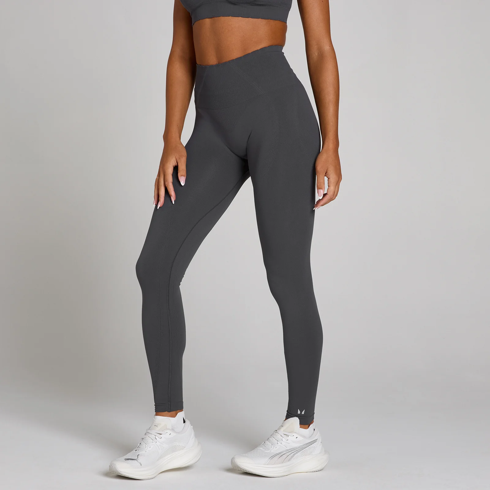 MP Ženske Tempo Ultra Seamless Helanke - Robust Siva - XS Slika 1