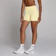 MP Women's Velocity Contrast Cycling Shorts - Krem Žuta