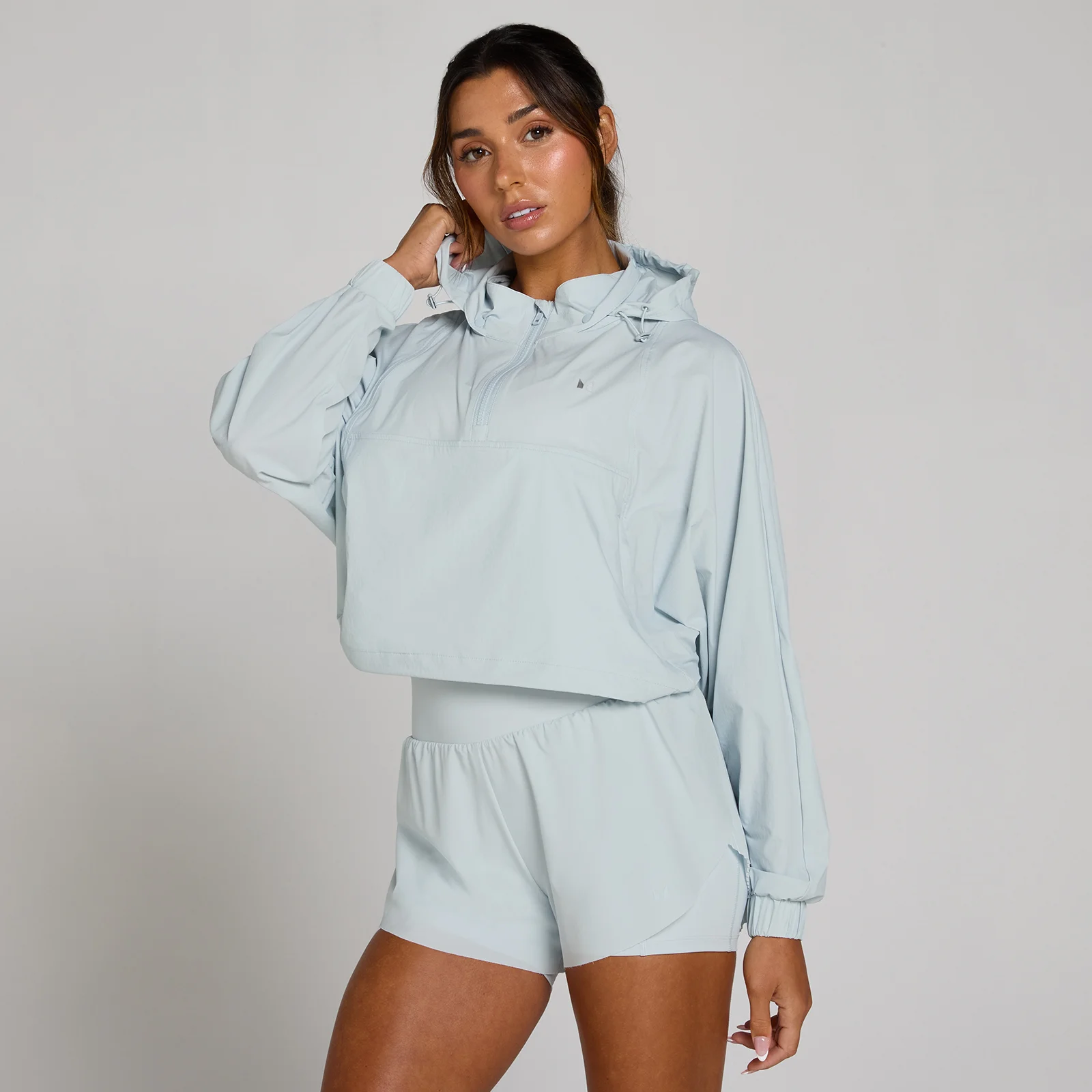 MP Women's Tempo Ultra 1/4 Zip tkana jakna - plava Blue Aura - XS Slika 1