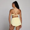 MP Women's Tempo Adjustable Strappy Back Sports Bra - Krem Žuta
